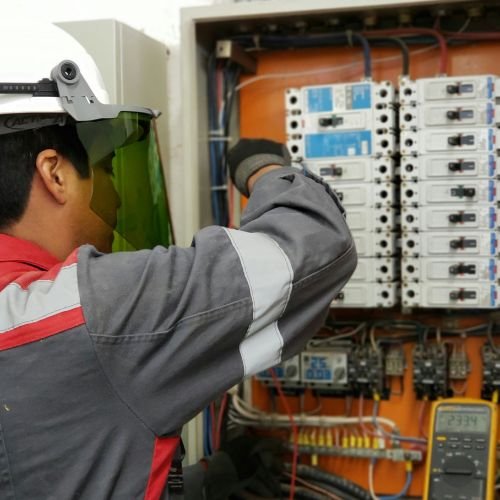 Electrical inspection for DEWA approval in a Dubai fit-out project