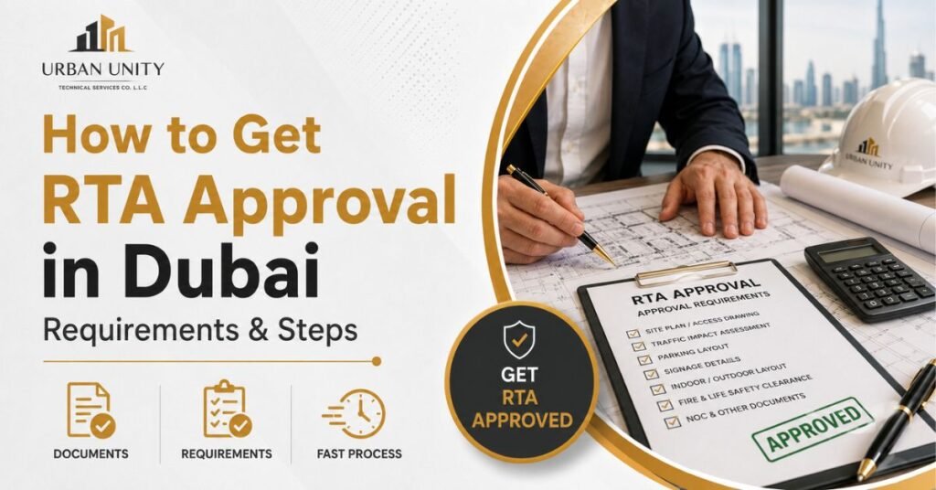RTA approval Dubai requirements and steps guide by Urban Unity