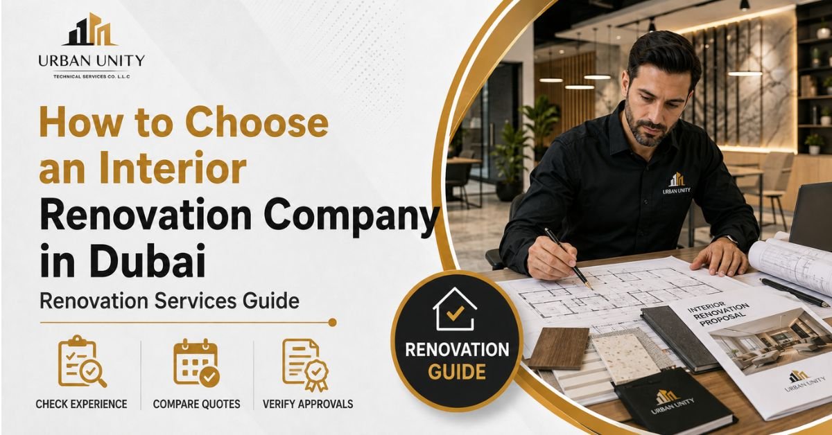 How to choose an interior renovation company in Dubai