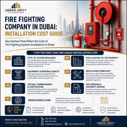 Fire fighting company in Dubai installation cost guide