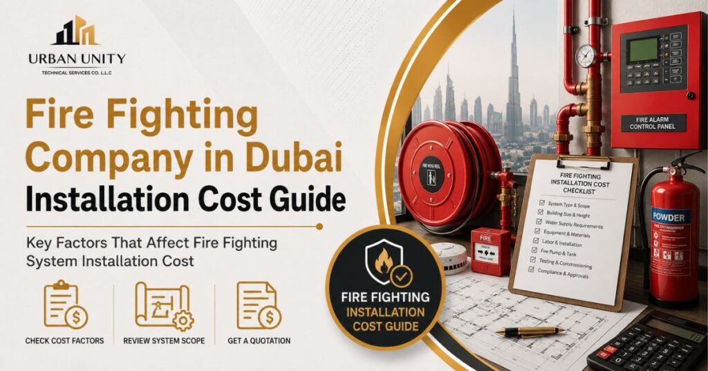 Fire fighting company in Dubai installation cost guide