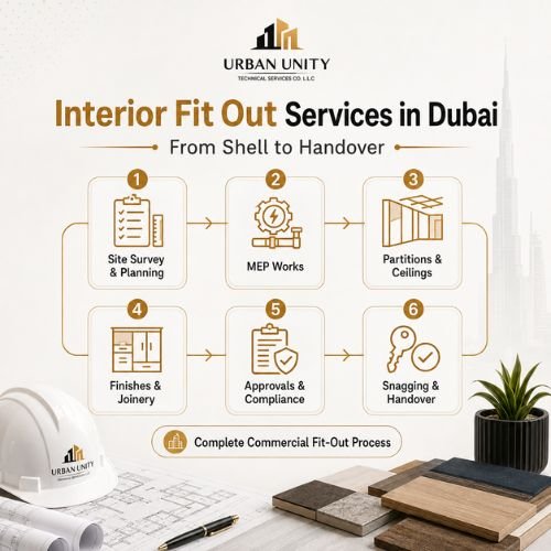 Interior fit out services in Dubai from shell to final handover