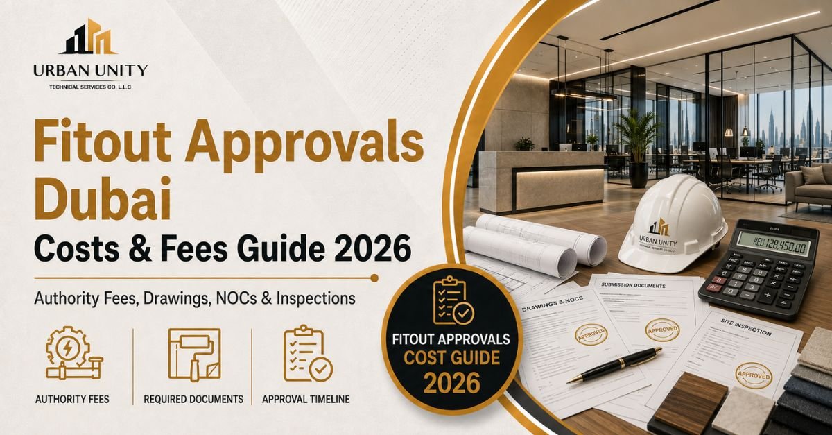 Fitout approvals Dubai costs and fees guide for commercial projects by Urban Unity