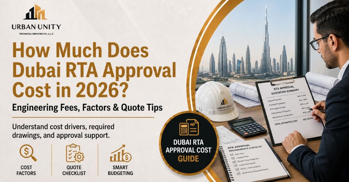 Dubai RTA approval cost guide for engineering projects in 2026