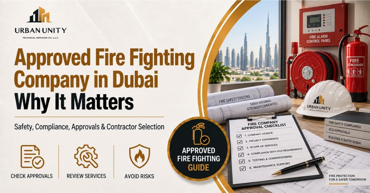 Approved fire fighting company in Dubai for compliant fire safety systems