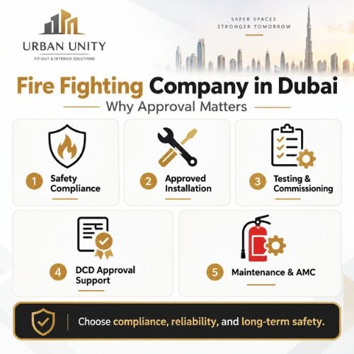 Approved fire fighting company in Dubai for compliant fire safety systems