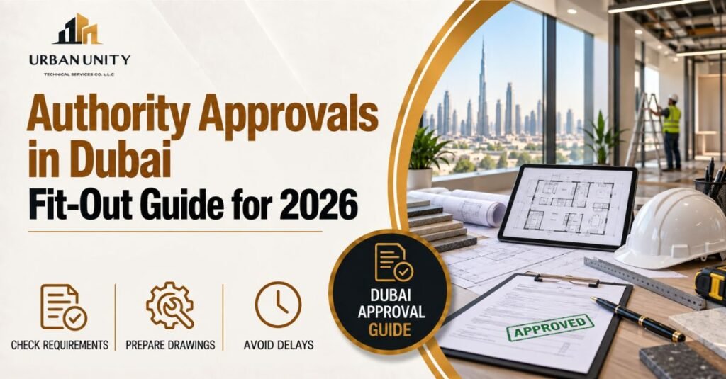 Authority approvals in Dubai for commercial fit-out projects