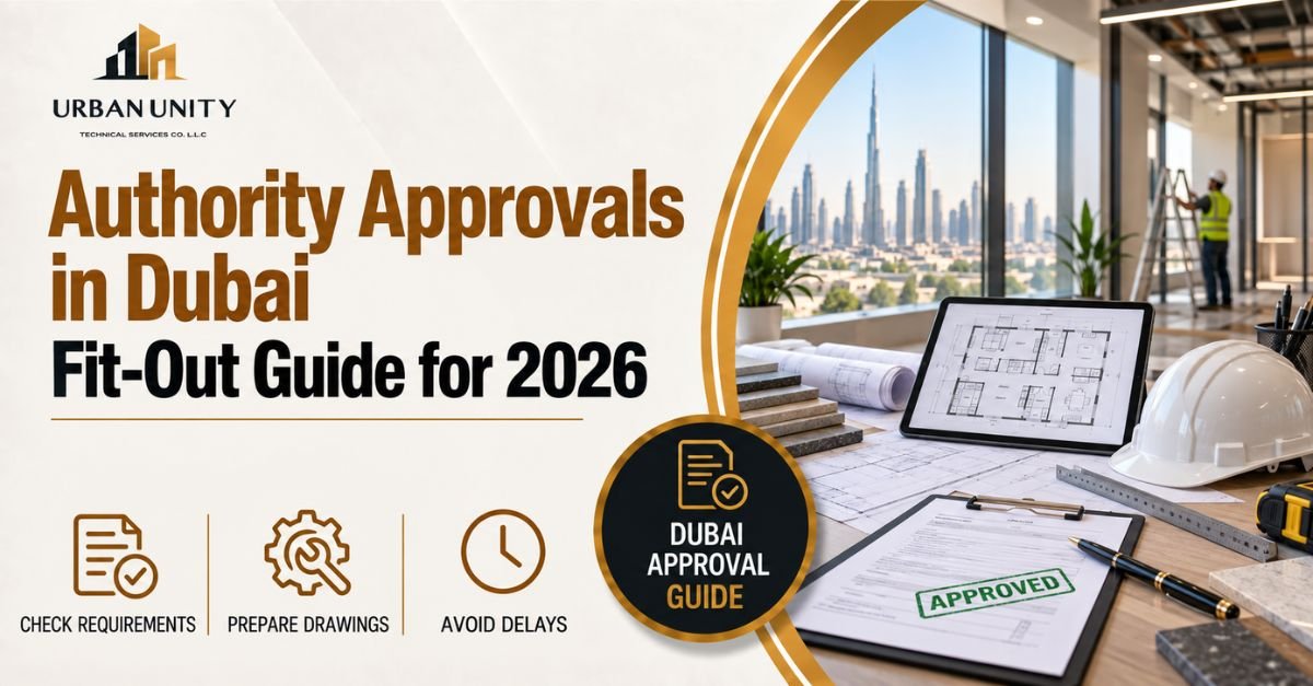 Authority approvals in Dubai for commercial fit-out projects