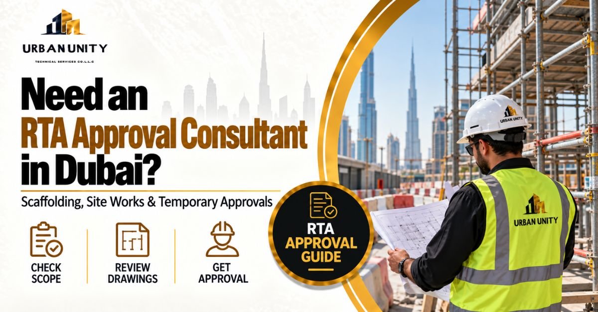 RTA Approval Consultant in Dubai for scaffolding, site works, and temporary approvals